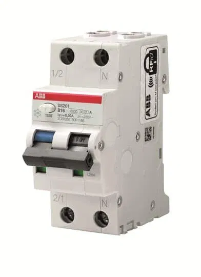 RCBO 20A 30mA DS201 C20 AC30 ABB 2CSR255080R1204