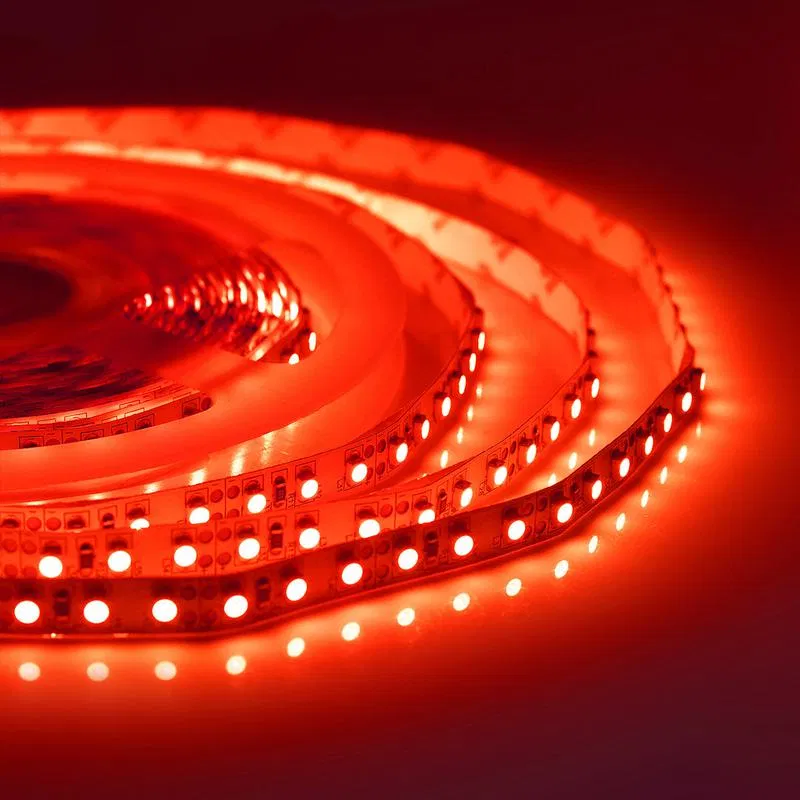LED strip 12V ST 9.6W/m smd3528 120led/m IP20 8mm red (pkg.5m) Apeyron 00-13