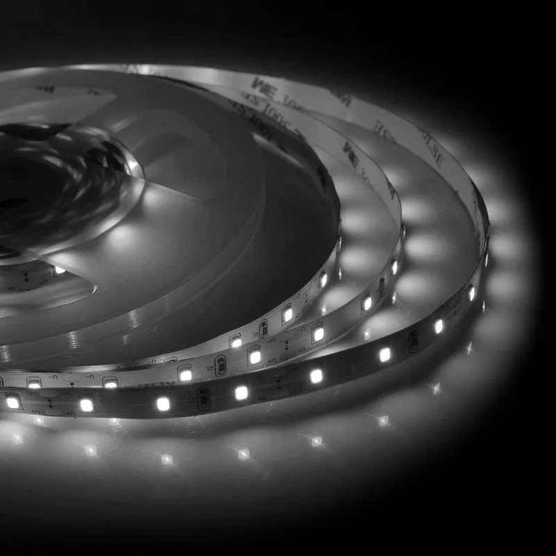 12V LED strip ST 4.8W/m smd3528 60led/m IP20 280lm/m 8mm daylight white 4000K (pack 5m) Apeyron 00-142