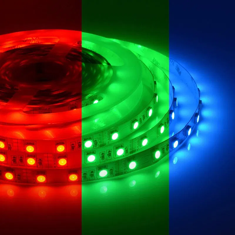 12V LED strip ST 14.4W/m smd5050 60led/m IP20 RGB (5m pack) Apeyron 00-17