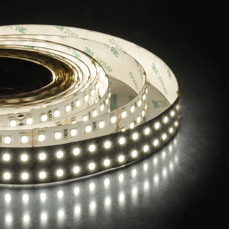 LED灯带 24V PRO 38W/m smd2835 240led/m IP20 3800lm/m warm white 3000K (5m pack) Apeyron 00-304