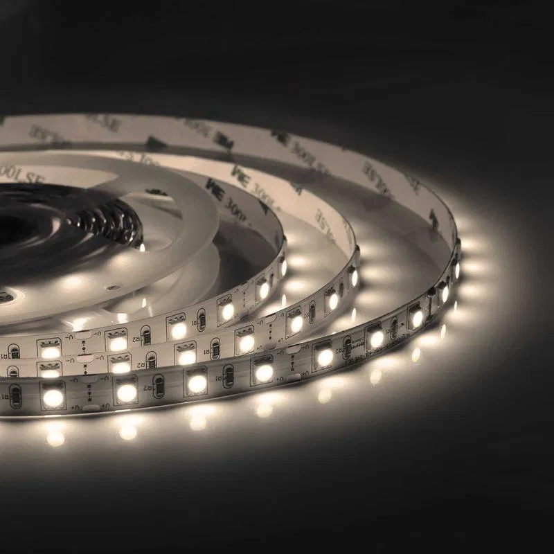 LED strip 24V PRO 14.4W/m smd5050 60diodes/m IP20 1100lm/m warm white 3000K (pack 5m) Apeyron 00-308