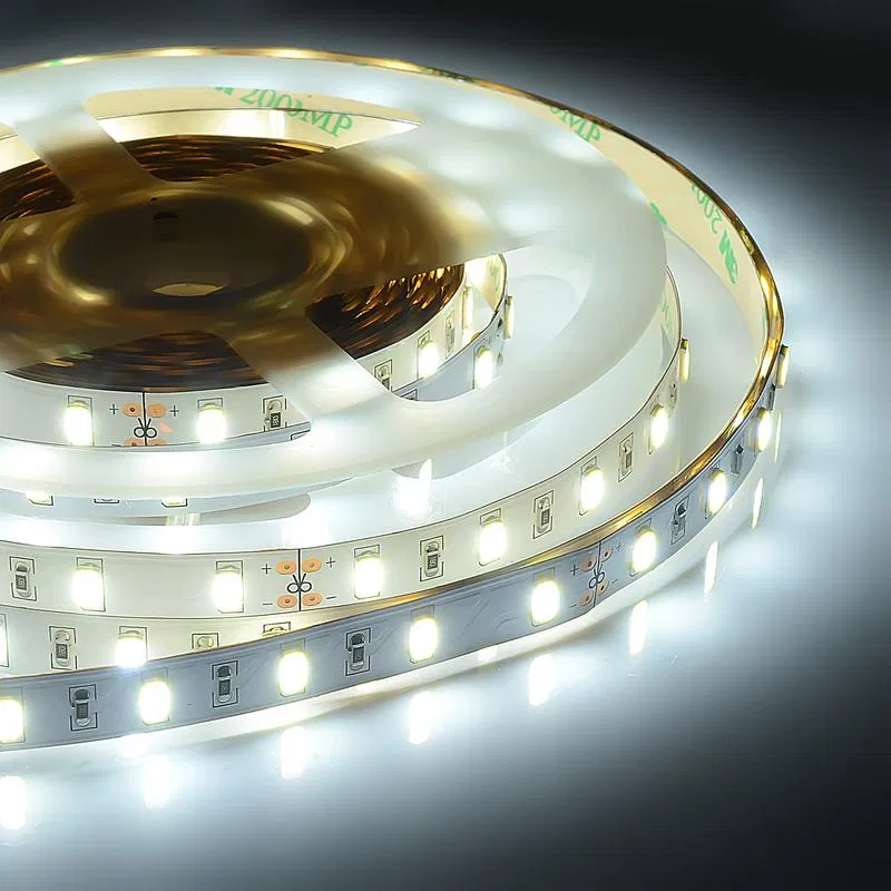 LED strip 24V PRO 22W/m smd5630 60led/m IP20 2000lm/m cold white 6500K (pkg.5m) Apeyron 00-312
