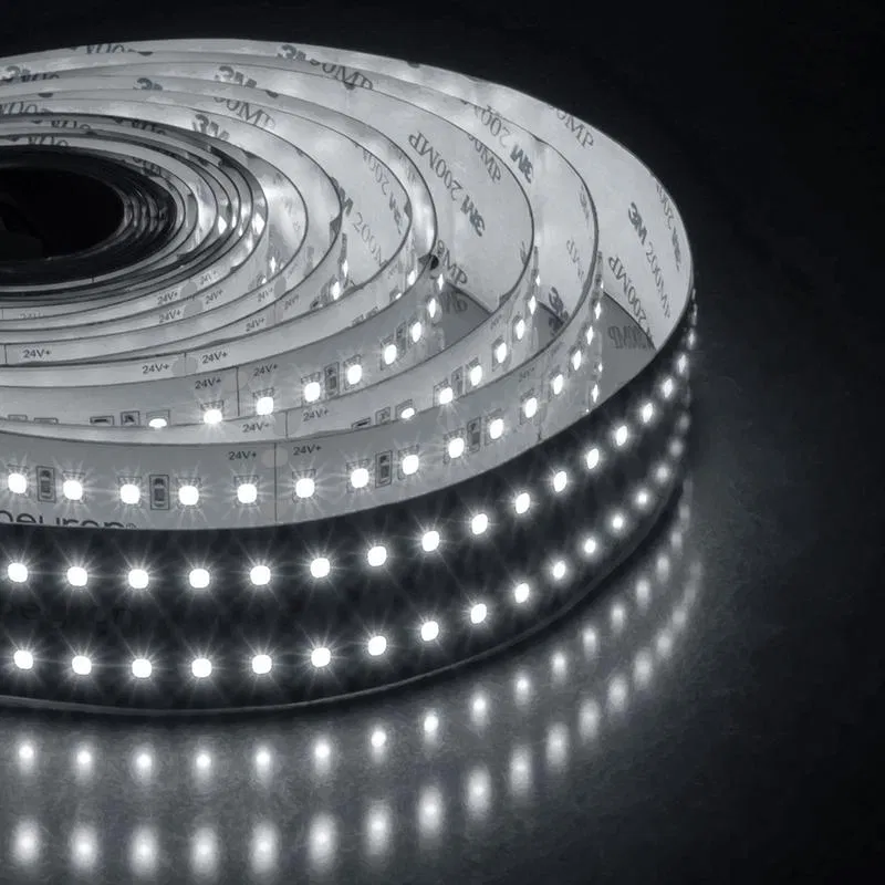 LED 灯带 24V PRO 42W/m smd2835 240灯/m IP20 4200lm/m 日光白 4000K (5m/包) Apeyron 00-316