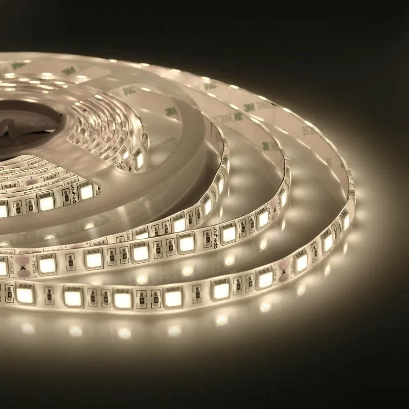 24V PRO LED strip 14.4W/m smd5050 60led/m IP65 1100lm/m warm white 3000K (5m pack) Apeyron 00-320