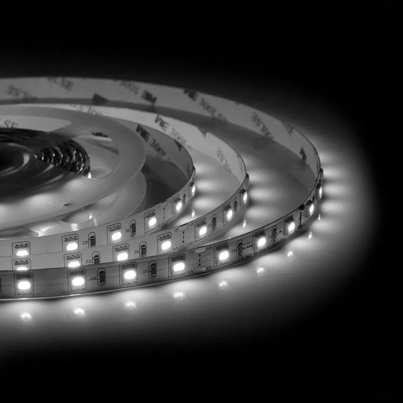 LED strip 24V 14.4W/m smd5050 60led/m IP20 800lm/m 10mm daylight white 4000K (pkg.5m) Apeyron 00-339