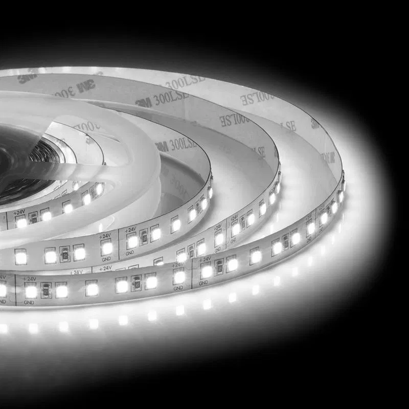 LED灯带 24V 16W/m smd2835 120led/m IP20 1500lm/m 日光白 4000K (5m装) Apeyron 00-342