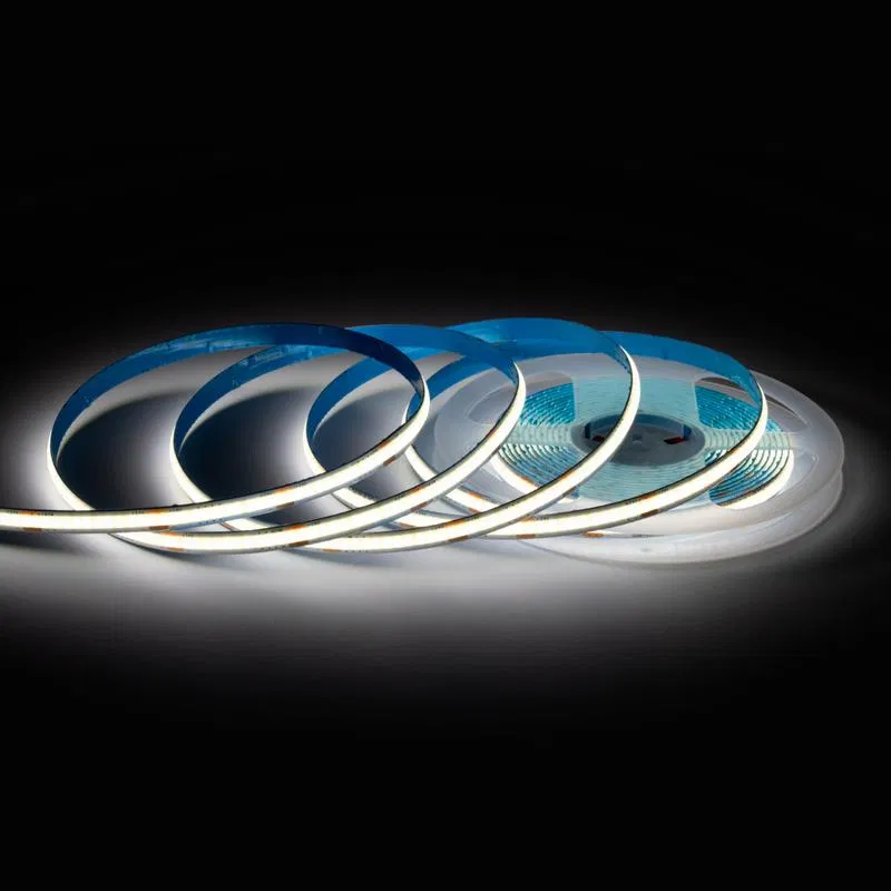 COB LED灯带 24V 10W/m 312灯珠/m IP20 900lm/m CRI90+ 日光白 4000K (5m装) Apeyron 00-394