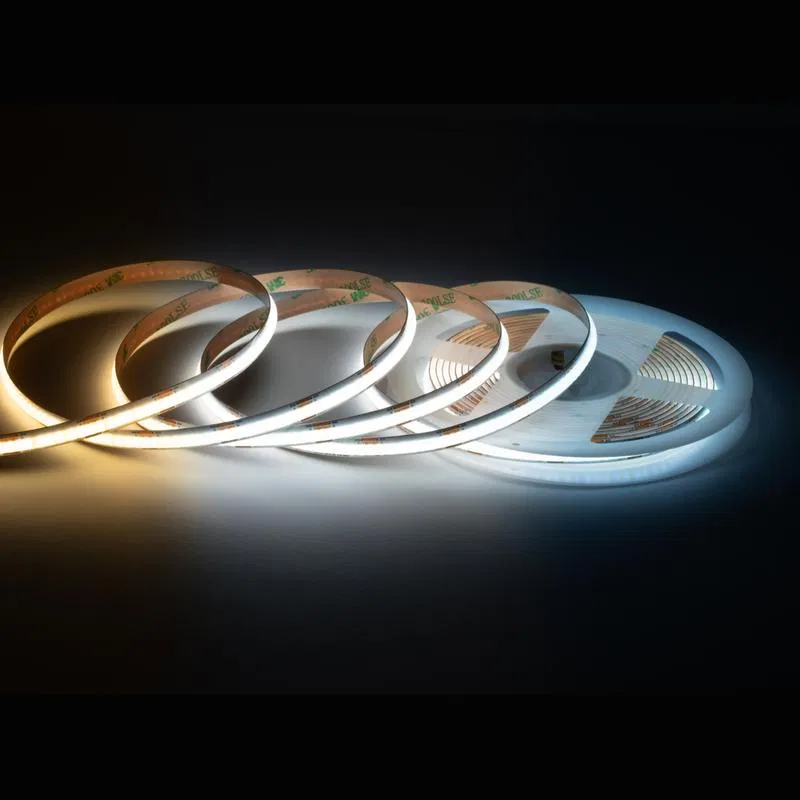 LED strip 24V 10W/m COB CCT 560diod/m IP20 900lm/m 3000K+6500K (pkg.5m) Apeyron 00-492