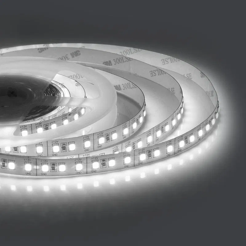 12V LED strip ST 14.4W/m smd2835 120led/m IP20 1400lm/m daylight white 4000K (pack 5m) Apeyron 00-53