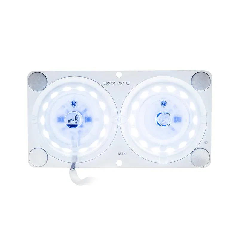 LED灯板 220V 24W smd2835 IP20 80lm/W 120x63mm 矩形 带透镜 无频闪 ХБ Apeyron 02-17