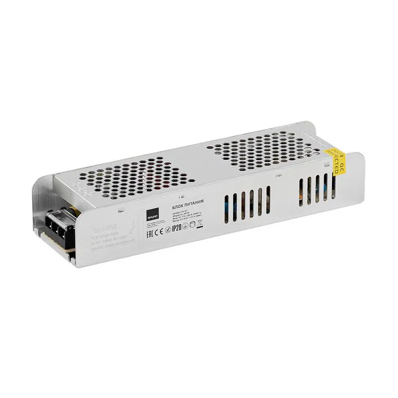 Блок питания 24В СТ 300Вт импульсный IP20 170-264В 12.5А алюм. слим 224х70х42мм Apeyron 03-101