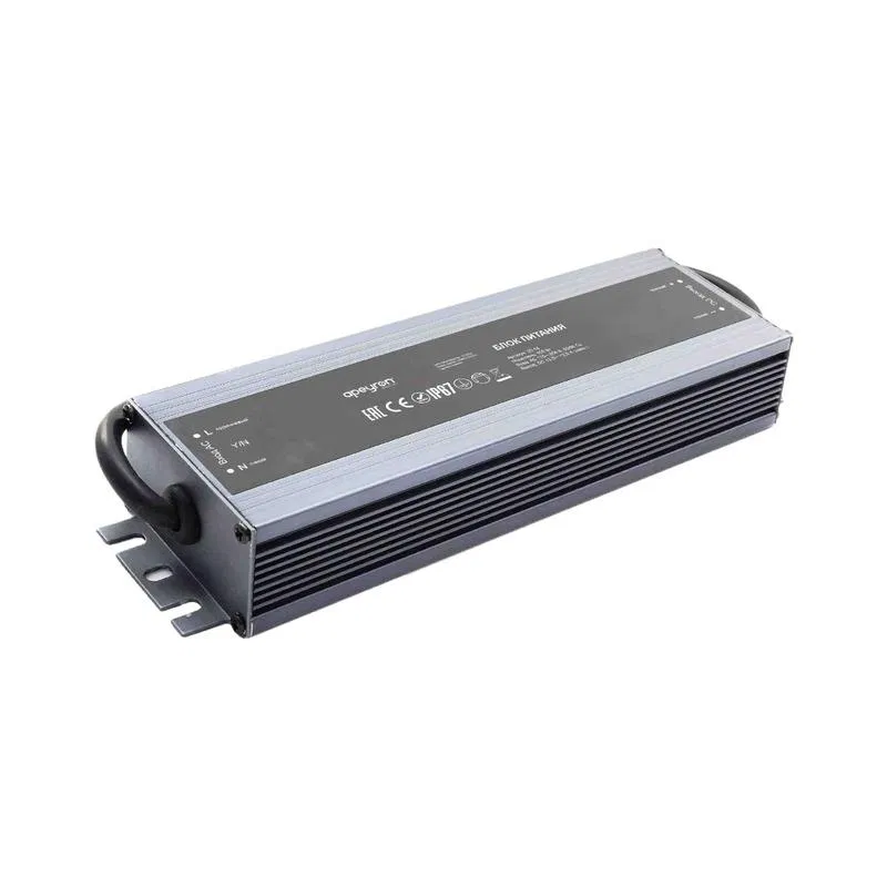 12V 150W IP67 12.5A 金属电源适配器 215x68x35mm Apeyron 03-14