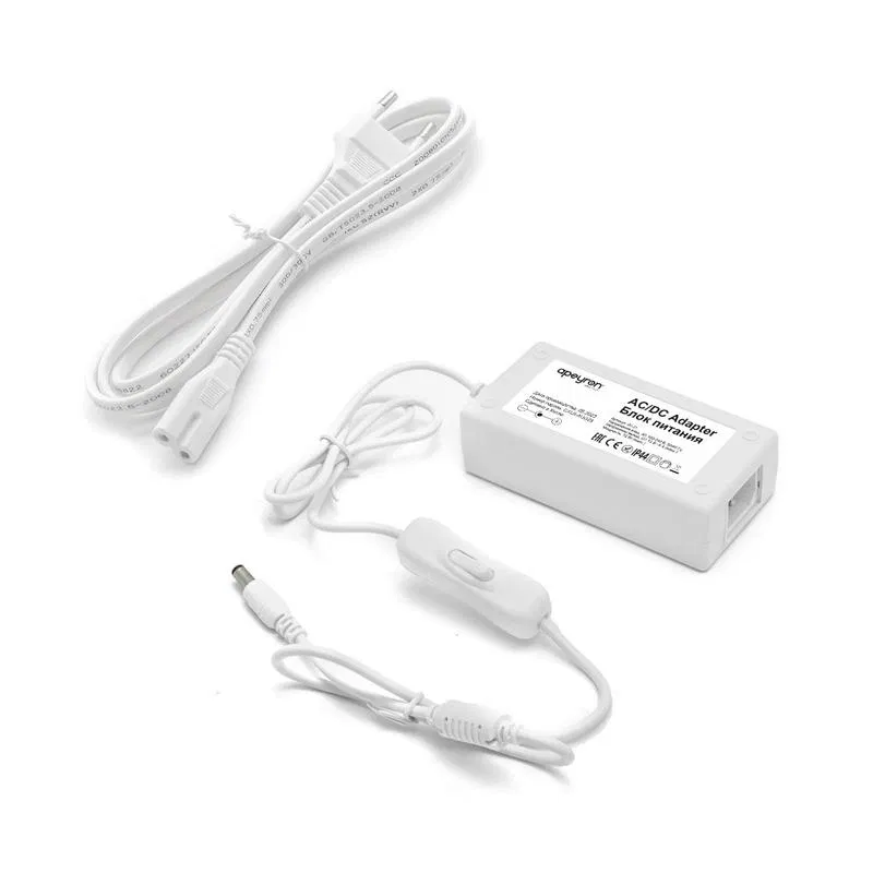 电源适配器 12V 72W 85-265V 6A IP44 135x62x34mm 连接器 2.5x5.5mm Apeyron 03-21