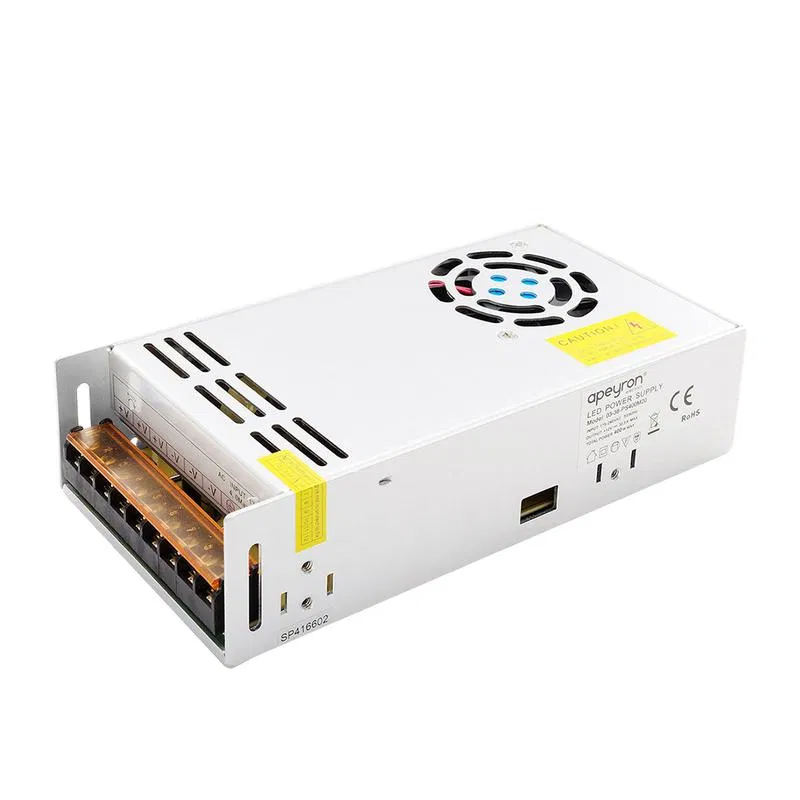 Power supply 12V 400W IP20 33.3 A 214x114x50mm Apeyron 03-38