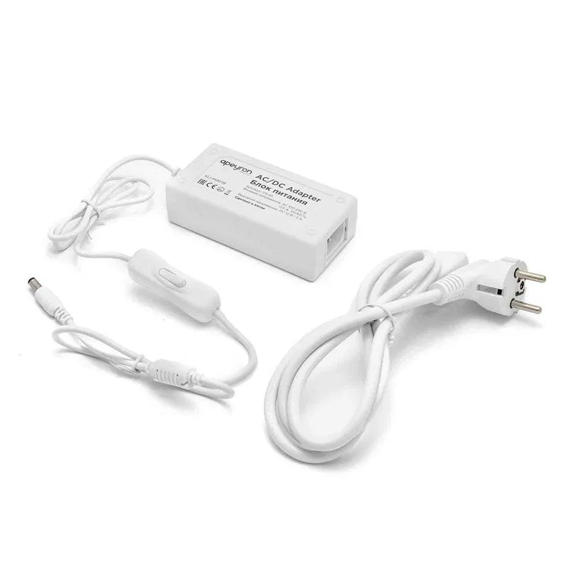 电源适配器 12V 36W 85-265V 3A IP44 114x53x33mm 连接器 2.5x5.5mm Apeyron 03-76