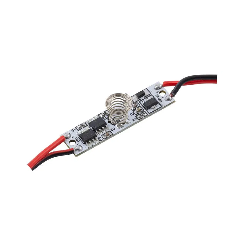 触摸开关 IP20 12/24V 36/72W 用于 6mm 高铝型材 单色 Apeyron 04-42