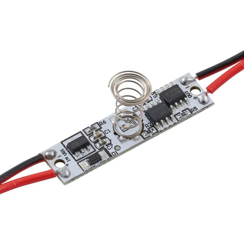 Touch switch IP20 12/24V 36/72W for aluminum profile 12mm height monochrome Apeyron 04-43