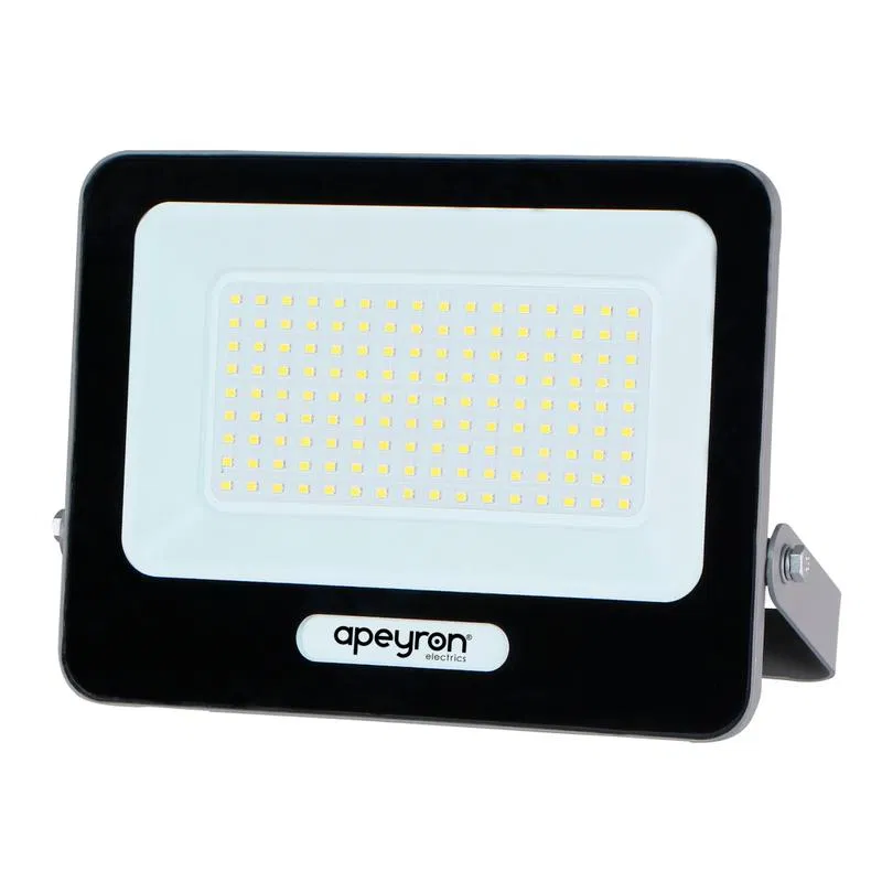 LED投光灯 100W 6500K IP65 12000lm 230V/50Hz 229x33x174mm 铝灰色 Apeyron 05-48