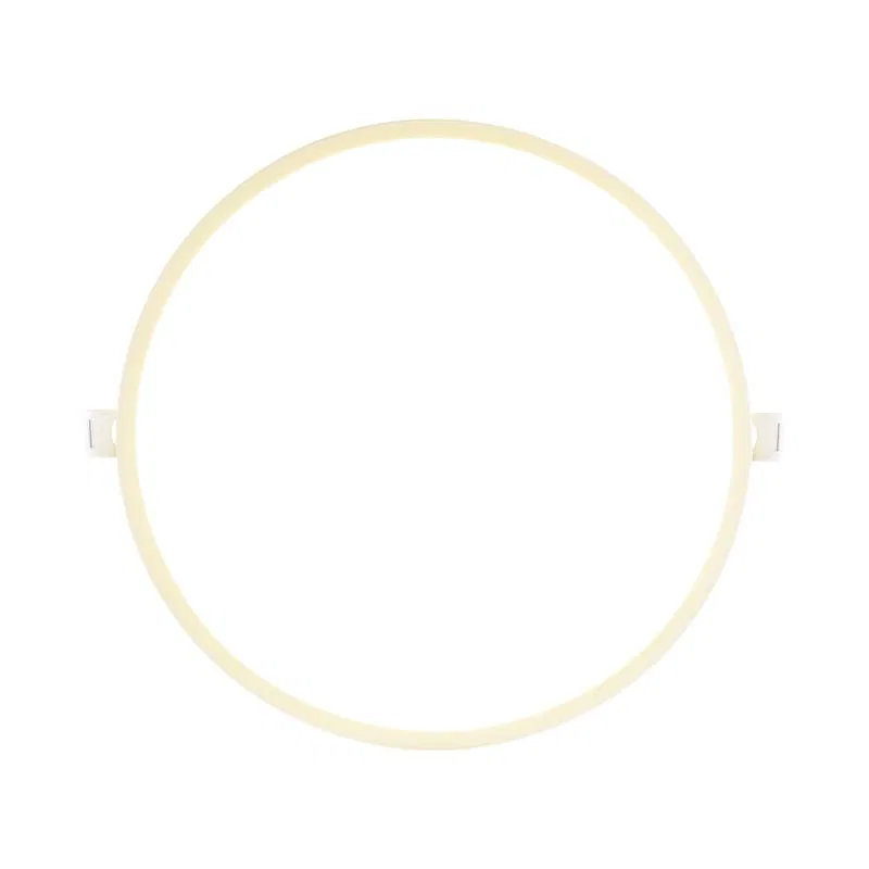 嵌入式圆形LED面板 220V 24W 1920lm Ф220/208mm 铝制外壳 隔离驱动器 ТБ Apeyron 06-23