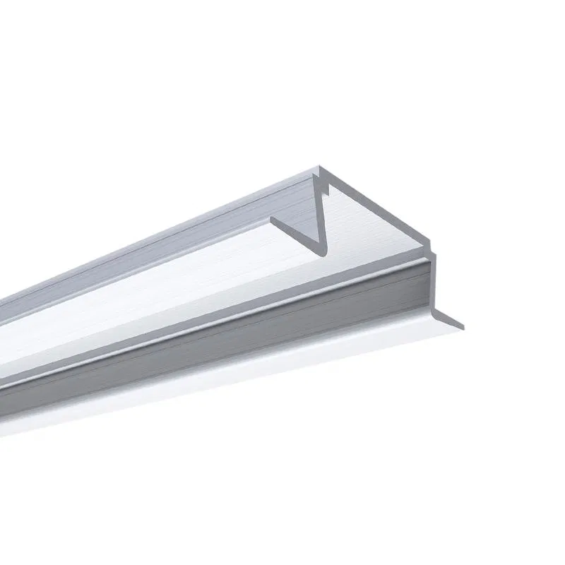 LED strip profile anode built-in silver 22x6mm 2m alum. Apeyron 08-02-01