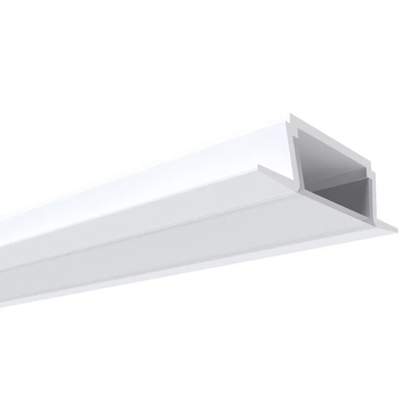 嵌入式LED灯带铝型材 正极 白 22x6mm 2m 铝 Apeyron 08-02-Б