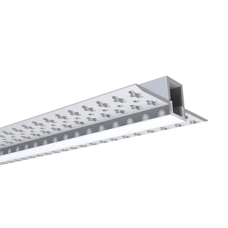 嵌入式 LED 灯带型材 银色 56x15mm 2.5m 铝制 Apeyron 08-48