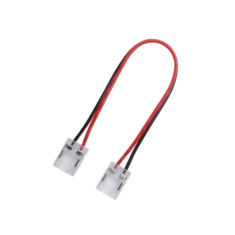 Connector set (2 clips with wires) for single-color LED strip 12/24V COB IP20 Apeyron 09-105