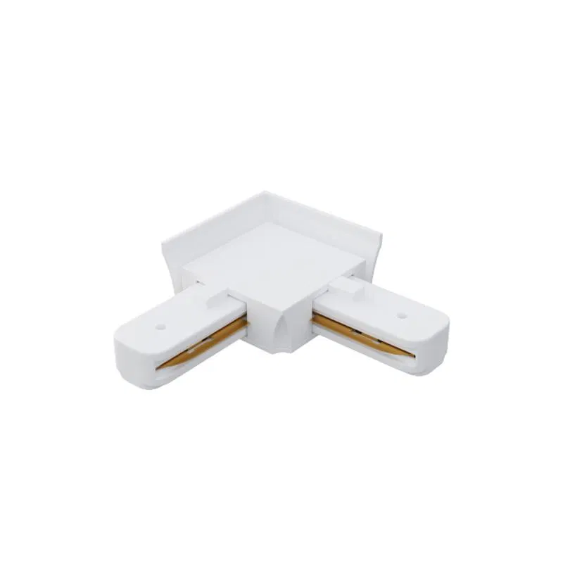 Single-phase angle connector for busbar IP20 71x71x18mm white plastic Apeyron 09-122