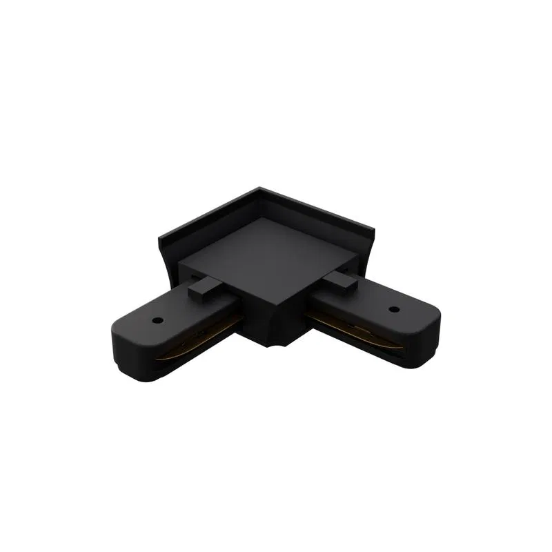 Single-phase angle connector for busbar IP20 71x71x18mm black plastic Apeyron 09-123