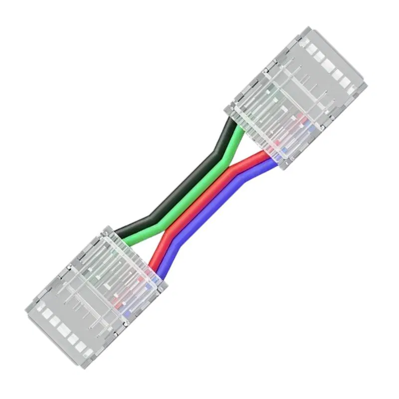 Коннектор прокалывающий 4 pin для соединения RGB LED ленты 10мм тип COB IP20 Apeyron 09-164