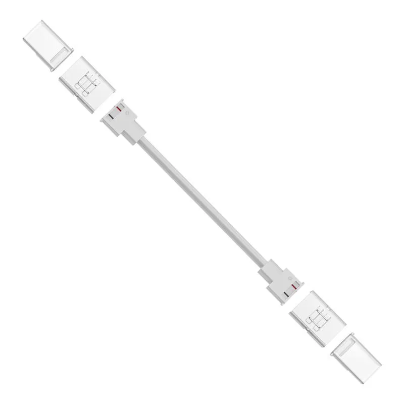 Piercing connector 2 pin for flexible connection of single-color LED strip 8-10mm SMD COB IP65 for wire 150mm 32.9x9.1x15.1mm Apeyron 09-174
