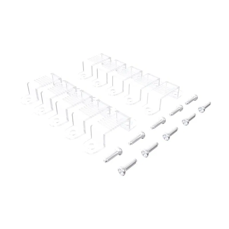 Set of plastic holders for 8x16mm mini/double-sided neon for side mounting (pack of 10pcs) Apeyron 09-48-10