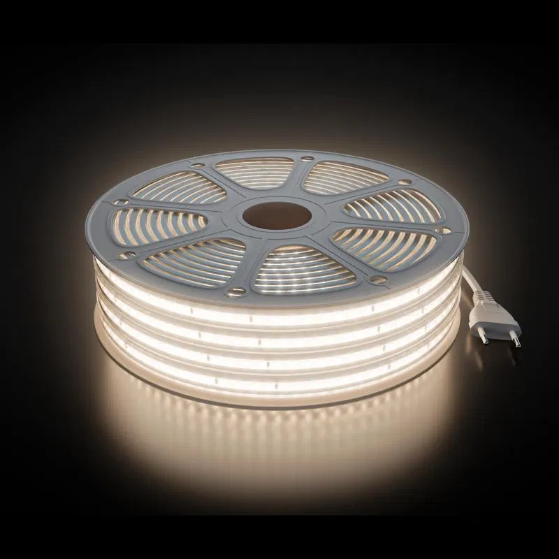 LED strip kit 220V 10W/m 600lm/m 4000K (w/o) smd2835 120d/m IP65 (pkg.15m) Apeyron 10-144