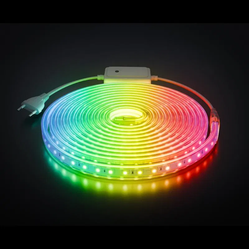 LED strip kit 220V 12W/m RGB smd5050 60d/m IP65 with acc (pkg.5m) Apeyron 10-146
