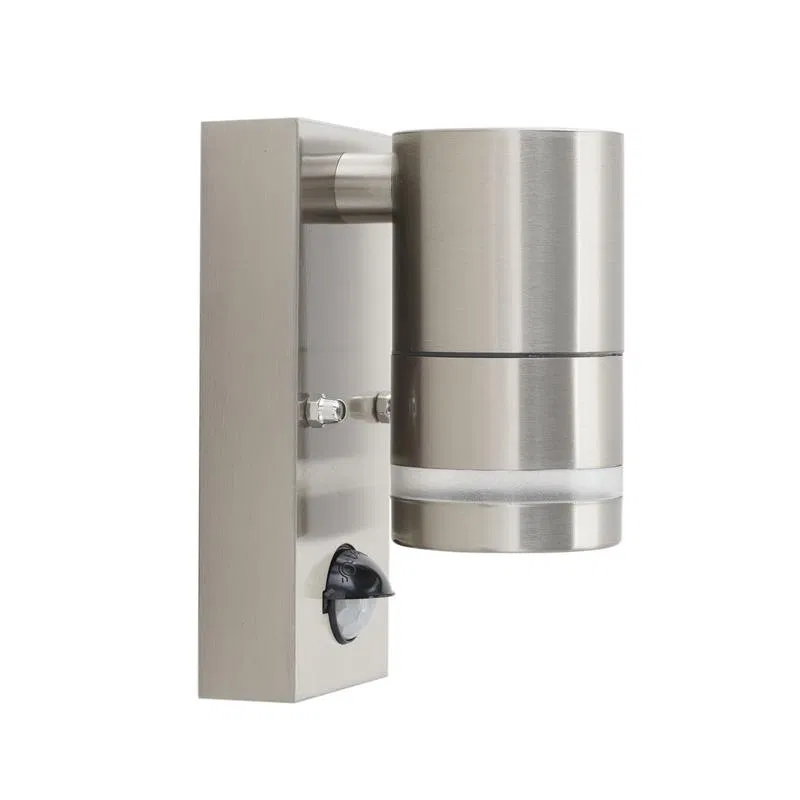 Outdoor wall lamp with 1xMAX 15W 1xGU10 IP54 230V 100x57x146mm chrome Apeyron 11-113