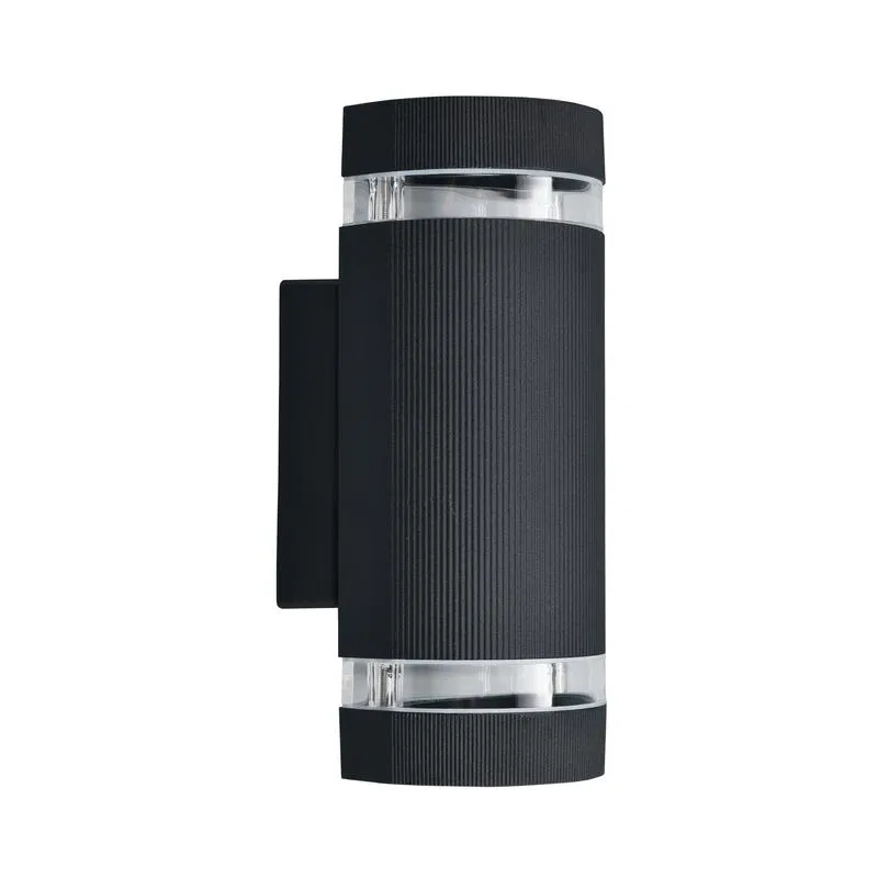 Outdoor wall lamp 2xmax 35W 2xGU10 IP54 230V 90x98x232mm black Apeyron 11-132