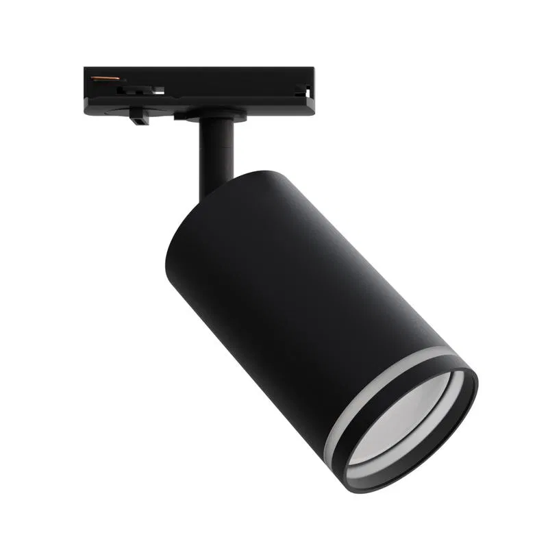 轨道灯 最大35W GU10 IP20 230V 50Hz d55x100mm 单相 灯座黑色 Apeyron 16-78