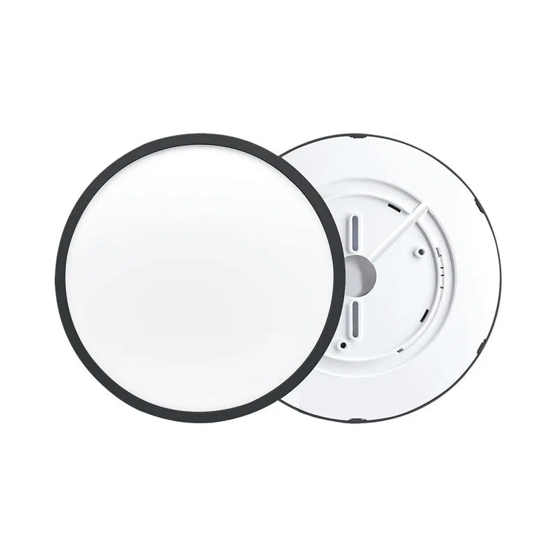 LED luminaire SPIN 24W 6500K 2400lm 230V 50Hz d230x25mm surface mounted round black Apeyron 18-128