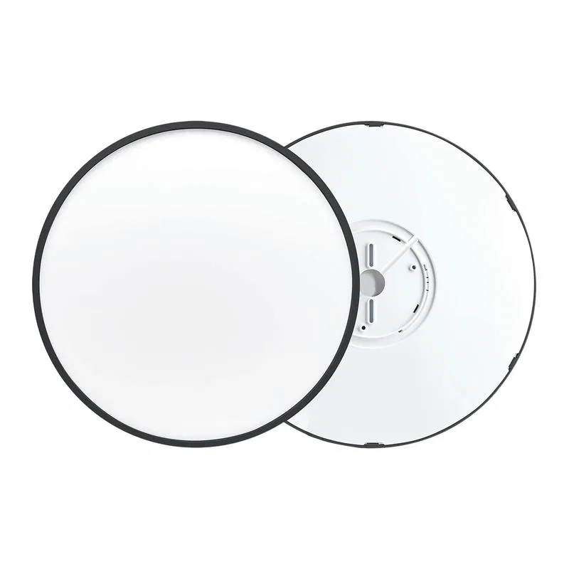 LED luminaire SPIN 48W 4000K 4800lm 230V 50Hz d500x25mm surface mounted round black Apeyron 18-139