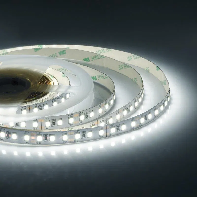12V LED strip ST 14.4W/m smd2835 120led/m IP20 1400lm/m 10mm cold white 6500K (2m reel) Apeyron 211BL