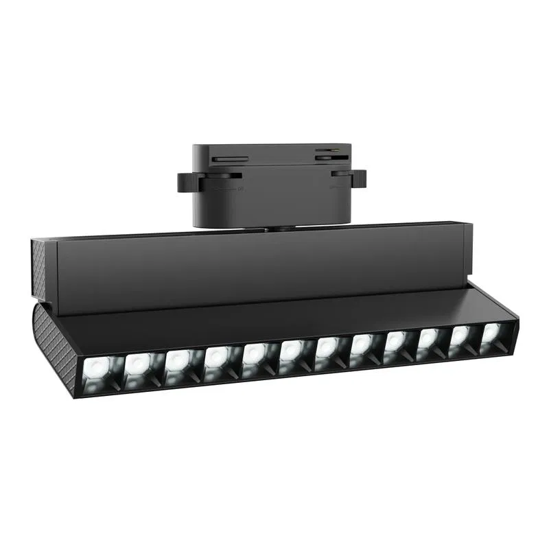 LED track light 20W 6000K IP20 870lm 230V 50Hz 222x22.5mm 1ph black. Apeyron 25-20