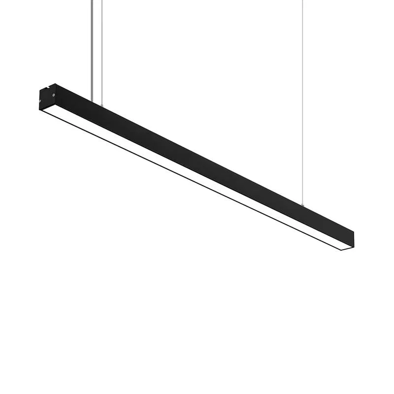 LED luminaire 24W 4000K IP40 1800lm 230V 50Hz 980x40x40mm linear suspended black Apeyron 30-10