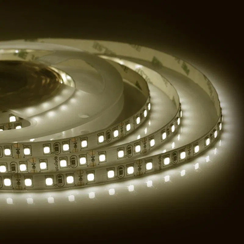 LED strip 12V ST 9.6W/m smd3528 120led/m IP20 600lm/m 8mm warm white 3000K (blister 5m) Apeyron 32BL