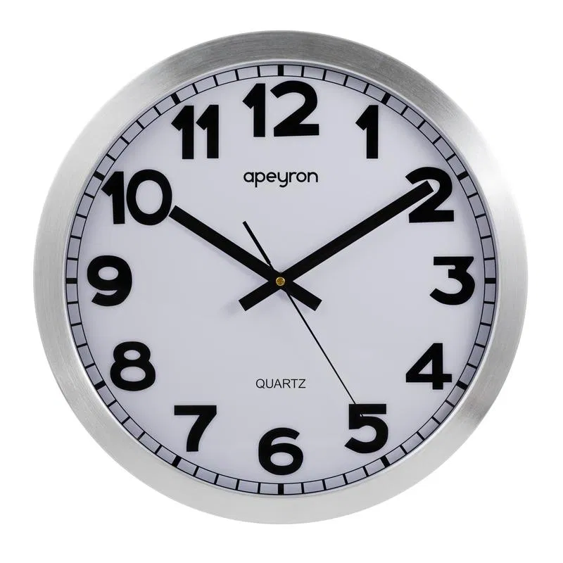 Round wall clock d40cm metal. Apeyron ML220621