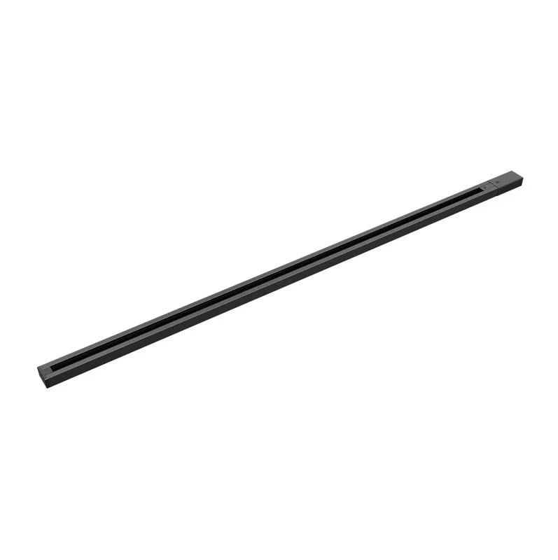 Track lighting rail 1f L1000 IP20 1000x34x20mm surface/suspended (includes fasteners, conductor, plug) alum. black. Apeyron R45-06