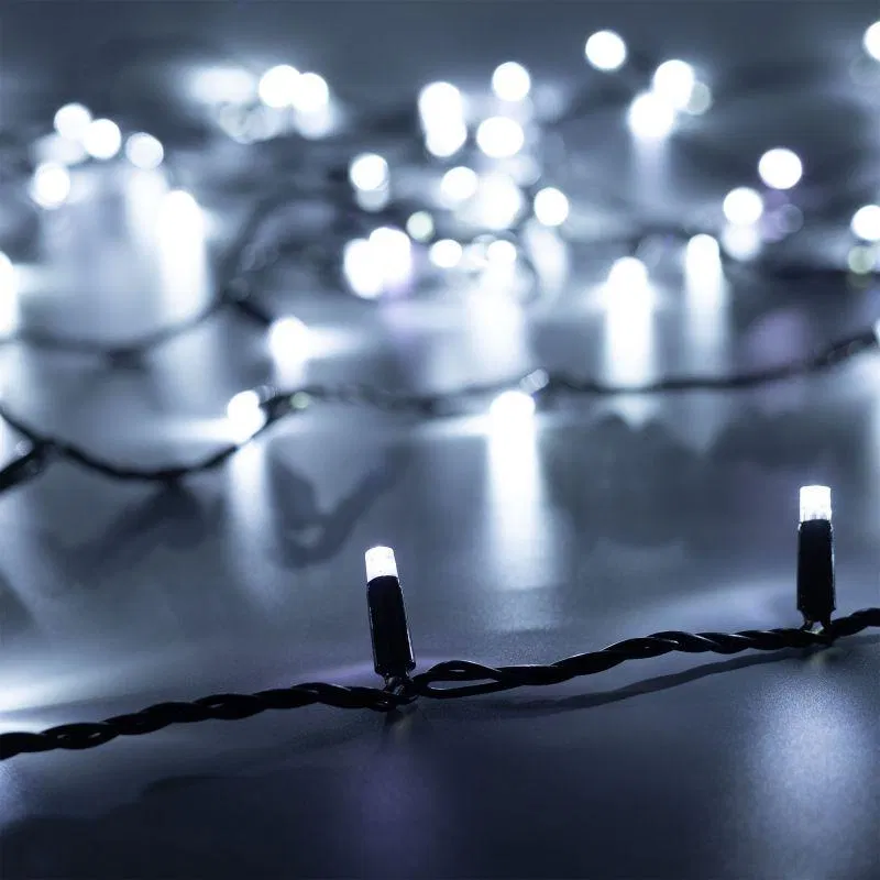 Гирлянда светодиодная ARD-STRING-CLASSIC-10000-BLACK-100LED-FLASH WHITE230В 7Вт IP65 Ardecoled 025797