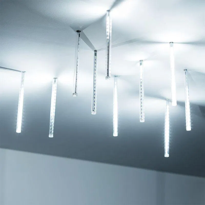 Гирлянда светодиодная ARD-ICEFALL-CLASSIC-D12-200-10PCS-CLEAR-32LED-LIVE WHITE (230В 10.5Вт) (IP65) Ardecoled 026043