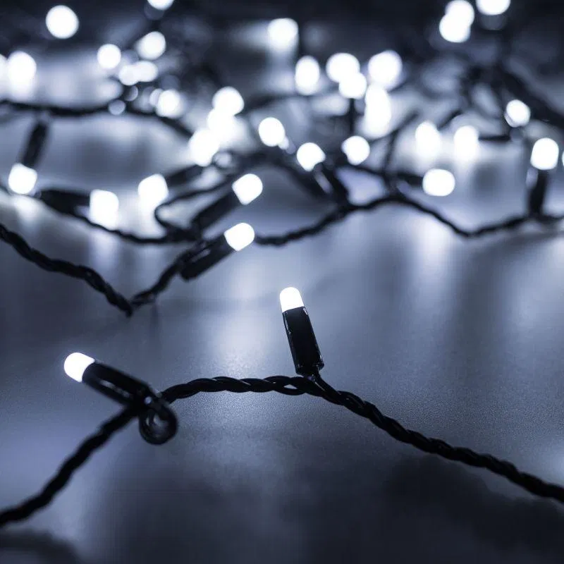 Гирлянда светодиодная ARD-STRING-CLASSIC-10000-BLACK-100LED-MILK-STD White230В 7Вт IP65 Ardecoled 031206