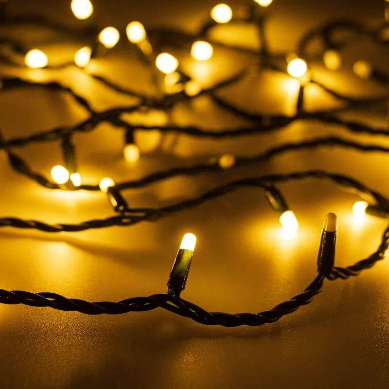 Гирлянда светодиодная ARD-STRING-PRO-1000-GREEN-100LED-MILK-PULSE Warm230В 7Вт IP65 Ardecoled 031662